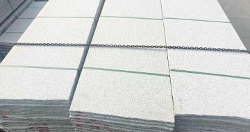 重庆芝麻白毛板，石材毛板