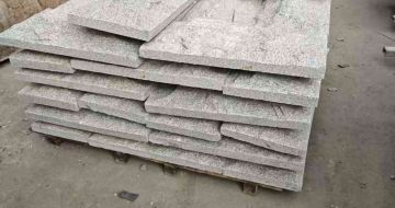 重庆芝麻白蘑菇石，自然面