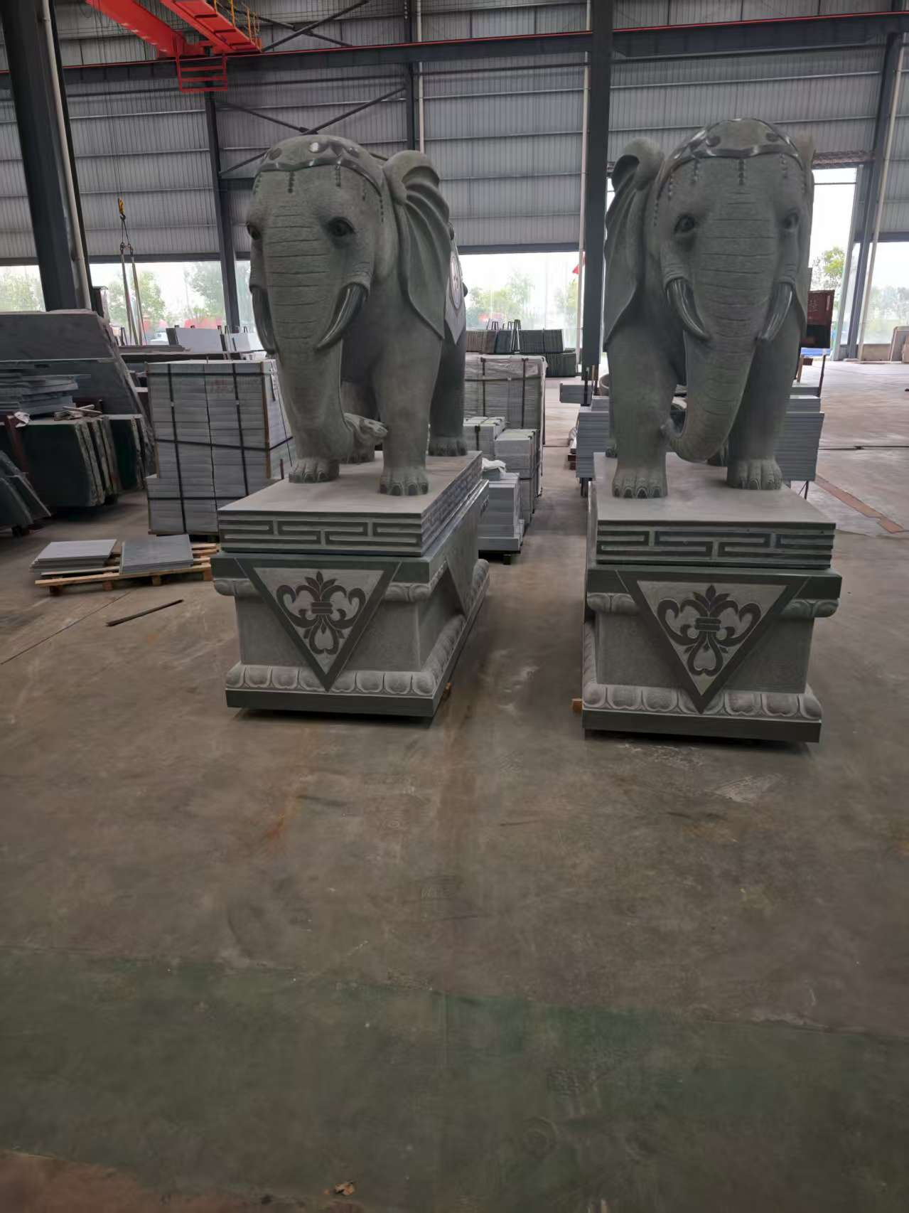 重庆芝麻灰花岗岩对象 芝麻白芝麻灰大象